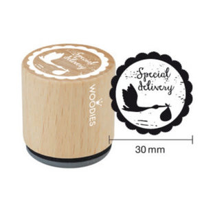 Houten stempel Special Delivery