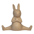 Decopatch Decopatch Papier maché Konijn Yoga 40cm.