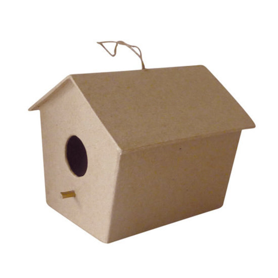 Decopatch Decopatch Papier maché Vogelhuis Vierkant 12x12x11,5cm.
