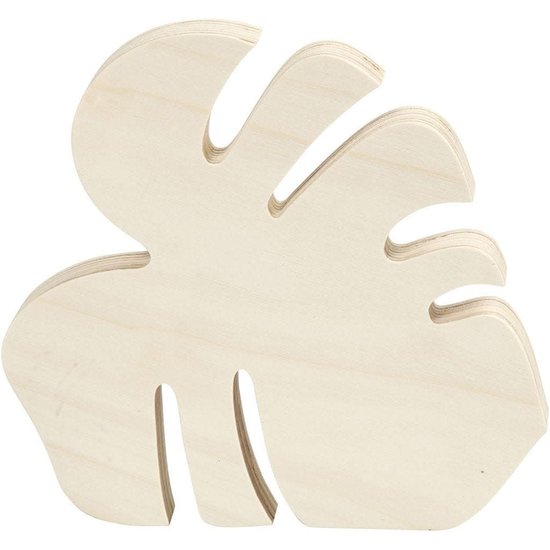 Creotime Houten Blad 24x25cm
