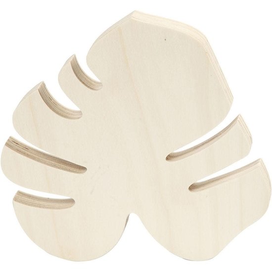 Creotime Houten Blad 24x25cm