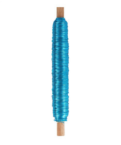 Decodraad metaal 0.50 mm., 50 m. Turquoise