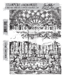 Tim Holtz Cling Stamp Renaissance 2x 6 "x 3 15/16"