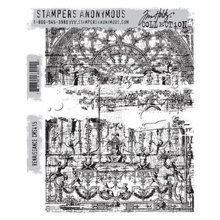 Tim Holtz Cling Stamp Renaissance 2x 6 "x 3 15/16"