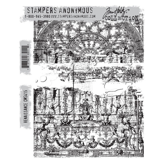 Tim Holtz Tim Holtz Cling Stamp Renaissance 2x 6 "x 3 15/16"