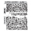 Tim Holtz Tim Holtz Cling Stamp Renaissance 2x 6 "x 3 15/16"