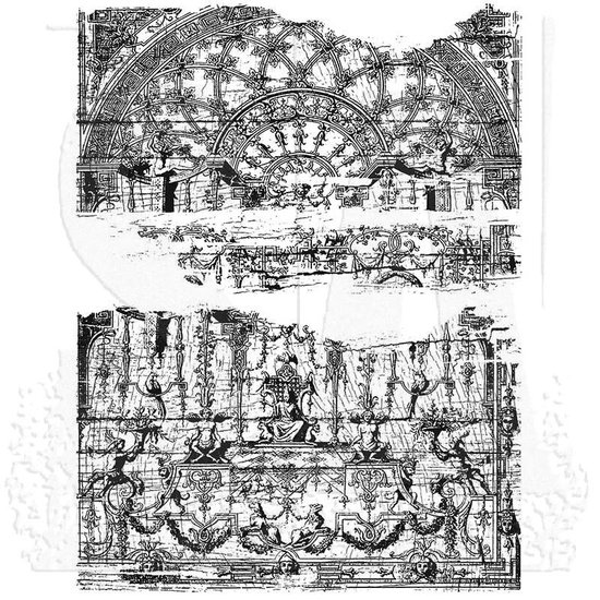 Tim Holtz Tim Holtz Cling Stamp Renaissance 2x 6 "x 3 15/16"