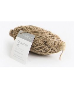 Vivant Flaxcord Touw XS 50m x 1mm 100% Natural Naturel