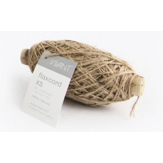 Vivant Vivant Flaxcord Touw XS 50m x 1mm 100% Natural Naturel
