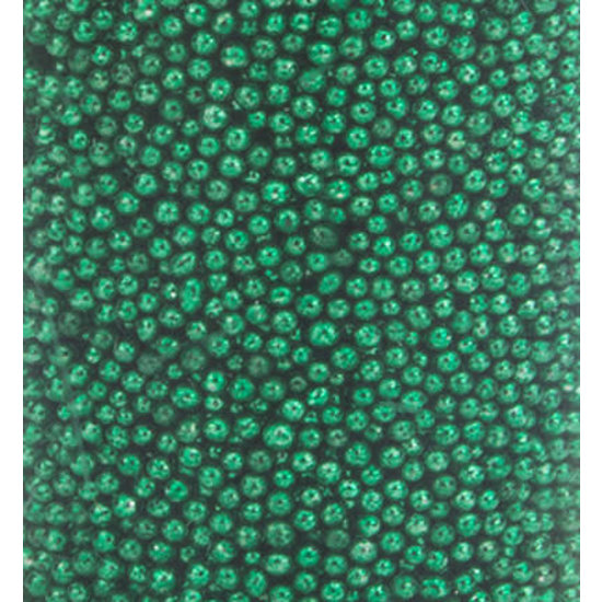 Hobby & Crafting Fun Glaskorrels Mini Parels  0,8-1 mm Groen 22 gram