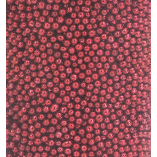 Hobby & Crafting Fun Glaskorrels Mini Parels  0,8-1 mm Rood 22 gram