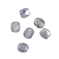 Rayher Rayher Glas Facetkraal 4mm Aquamarijn Iriserend 100st