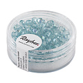 Rayher Rayher Glas Facetkraal 4mm Turquoise 100st