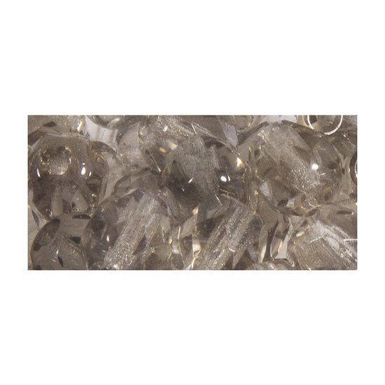 Rayher Rayher Glas Facetkraal 4mm Duifgrijs 100st
