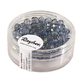 Rayher Rayher Glas Facetkraal 4mm Blauw grijs 100st