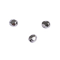 Rayher Rayher Glas Facetkraal 4mm Briljant Zilver 100st