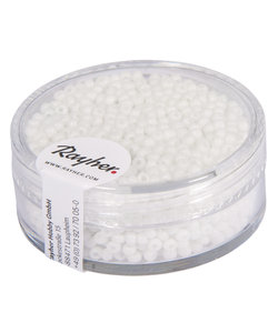 Rayher Rocailles Borduurkralen Opaque 2mm Wit 17g