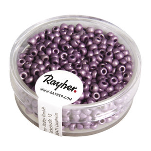 Rayher Rocailles Borduurkralen Metallic Mat 2,6mm Violet 17g