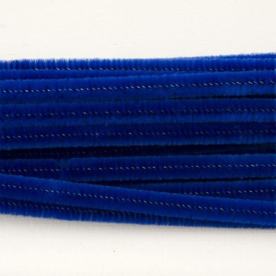 Vaessen Creative Chenilledraad 6mm 25x30cm blauw