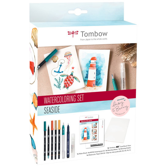 Tombow Tombow Watercoloring set Seaside
