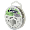 Beadalon Beadalon Rijgdraad  0.61mm 9,2 mtr. Zilverkleurig