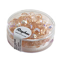 Rayher Glazen facetkralen, Iriserend 6 mm Doosje 50 st. Rozenkwarts