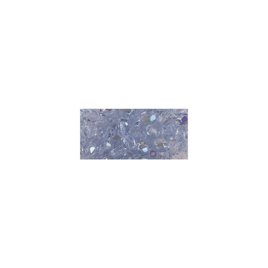 Rayher Glazen facetkralen, Iriserend 6 mm Doosje 50 st. Aquamarijn