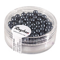 Rayher Renaissance-Glasparels 4mm Doosje 85 st. Antraciet