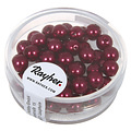 Rayher Renaissance-glasparels, 6 mm  Doosje 45 st. Bordeaux