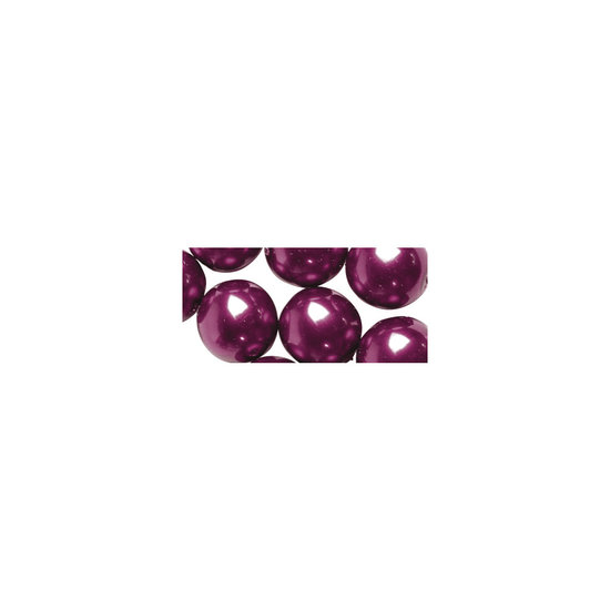 Rayher Renaissance-glasparels, 6 mm  Doosje 45 st. Bordeaux
