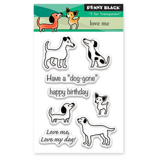 Penny Black Clear stamp sets Love my dog