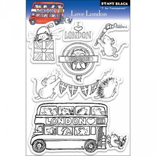 Penny Black Clear stamp Love London