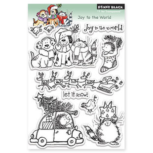 Penny Black Clear stamp Joy to the world