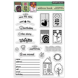 Penny Black Clear stamp Address Book