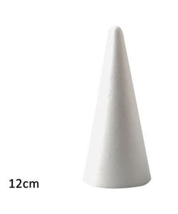 Piepschuim Kegel 12cm hoog