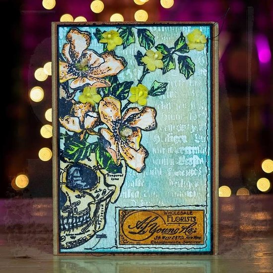 Tim Holtz Tim Holtz Cling Stamp Dearly Departed