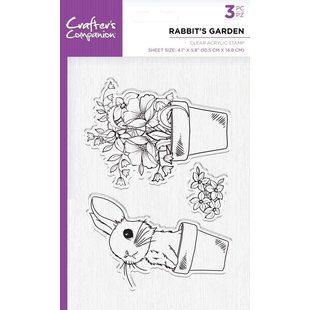 Crafter´s Companion Stempel A6 Rabbit's garden 10,4x14,7cm