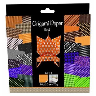 Origami Paper Halloween 61 vel 20x20cm 70gram