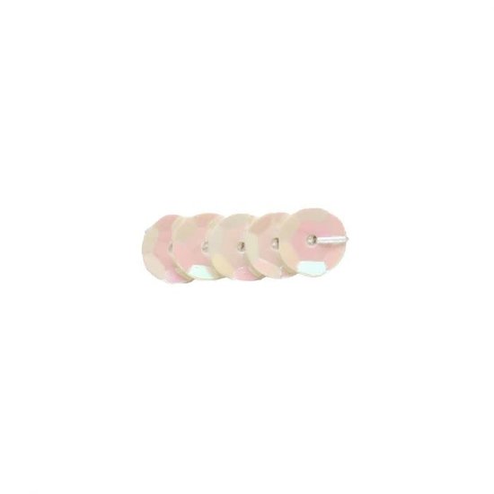 Vaessen Creative Vaessen Creative Pailletten Cup Metallic 6mm 25g Ecru/Roze
