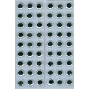 Wiebelogen zelfklevend 12mm 54 stuks