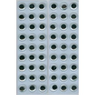 Wiebelogen zelfklevend 12mm 54 stuks