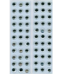 Wiebelogen zelfklevend 10mm  66 stuks
