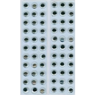 Wiebelogen zelfklevend 10mm  66 stuks