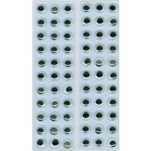 Wiebelogen zelfklevend 10mm  66 stuks