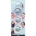 Creotime Foam Clay Glitter/metallic, Set Roze, Paars en Wit 3x14gr
