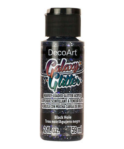 DecoArt Galaxy Glitter 59ml Black Hole