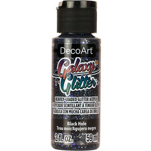 DecoArt Galaxy Glitter 59ml Black Hole