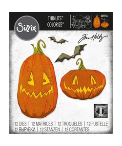 Sizzix Thinlits Die Set Pumpkin Patch Colorize 12 Dies