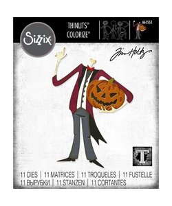 Sizzix Thinlits Die Set Pumpkinhead Colorize 11 Dies