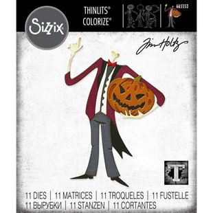 Sizzix Thinlits Die Set Pumpkinhead Colorize 11 Dies